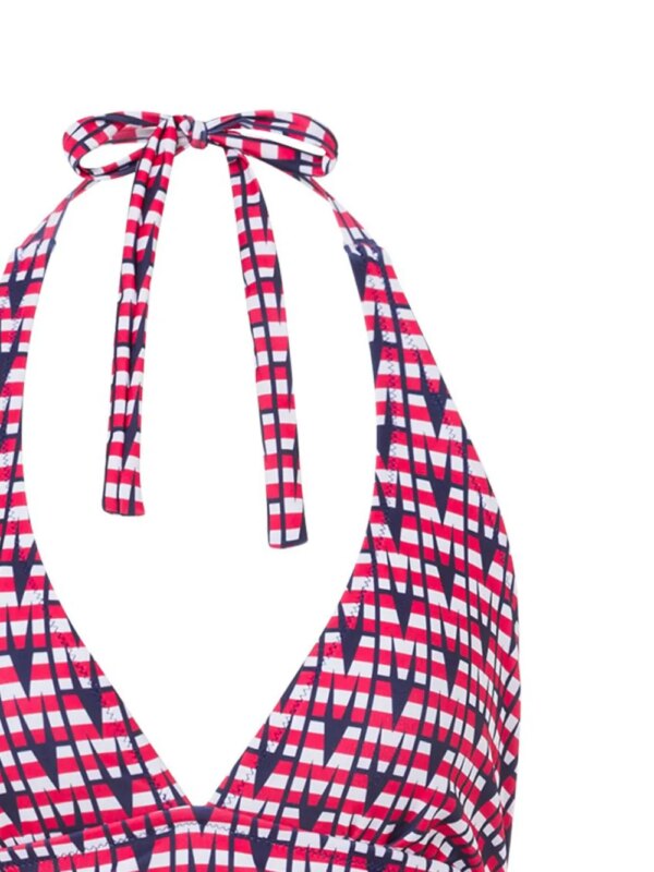 Moschino Badpak met geometrische print - Blauw