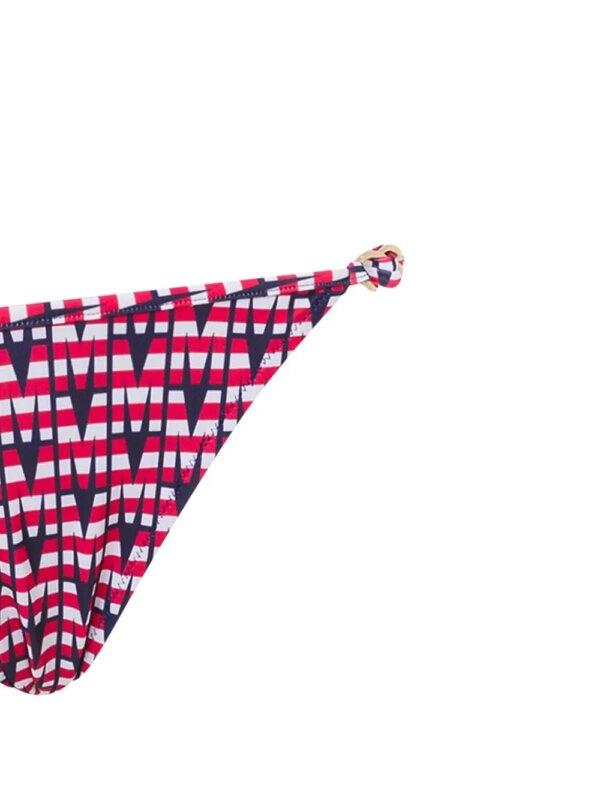 Moschino Bikinislip met geometrische print - Blauw