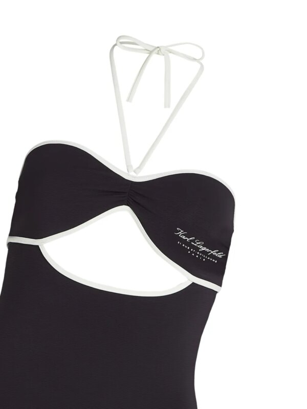 Karl Lagerfeld Hotel Karl badpak - Zwart