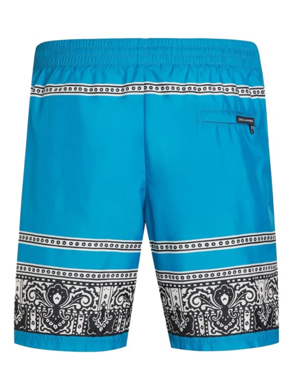 Dolce & Gabbana Zwembroek met print - Blauw