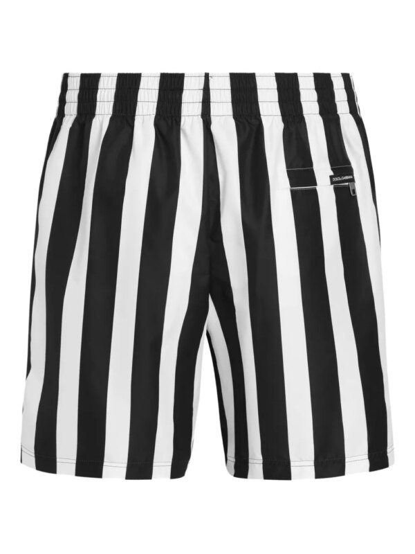 Dolce & Gabbana Gestreepte zwembroek - Zwart