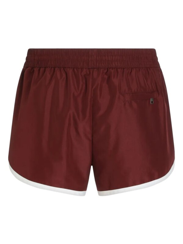 Dolce & Gabbana Zwembroek met logoplakkaat - Rood