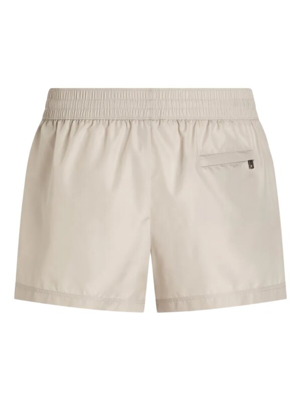 Dolce & Gabbana Zwembroek met logoplakkaat - Beige