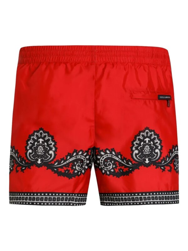 Dolce & Gabbana Zwembroek met print - Rood