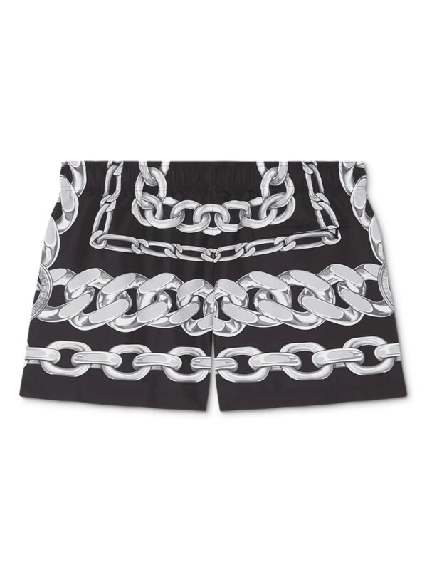 Versace Medusa Chains zwembroek - Zwart