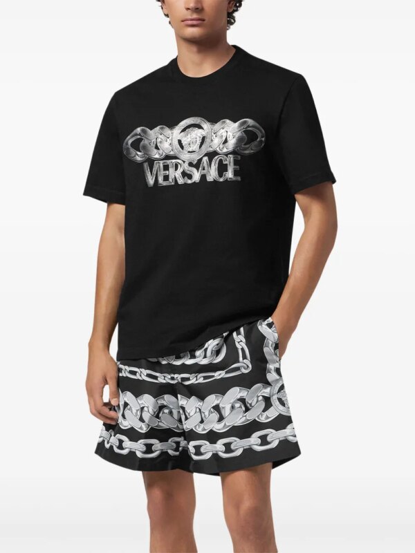 Versace Medusa Chains zwembroek - Zwart