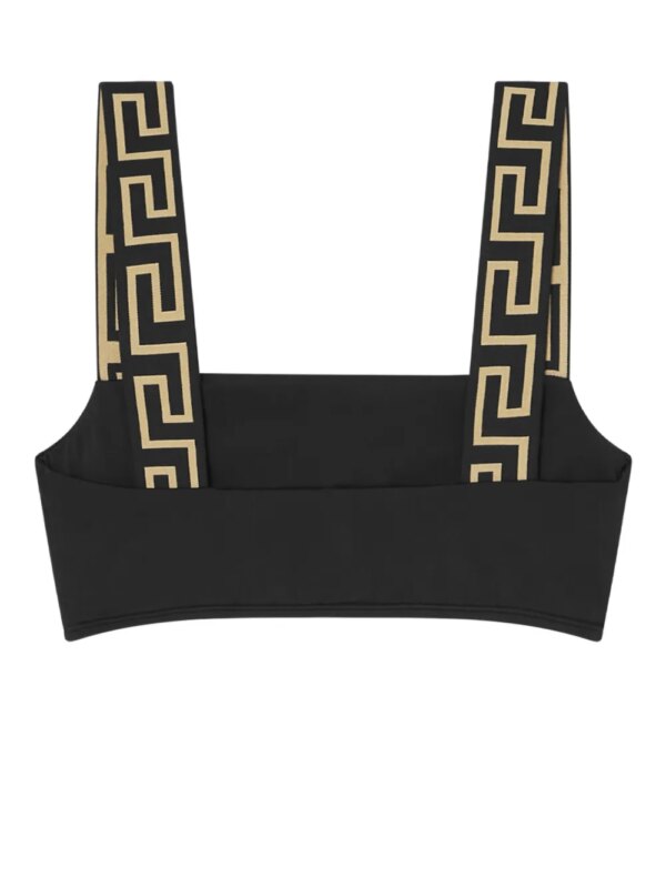 Versace Greca bikinitop - Zwart