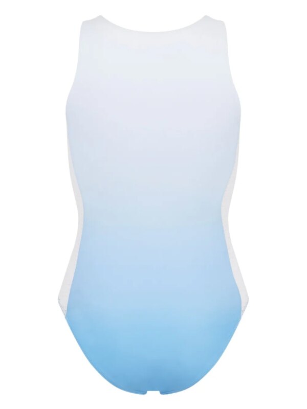 Let's Swim Badpak met rits - Blauw