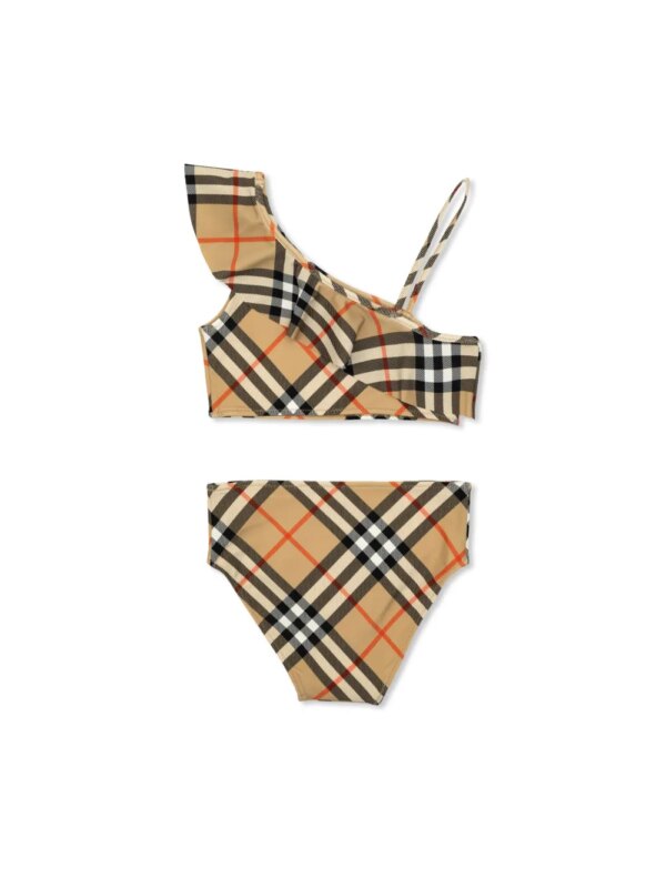 Burberry Kids Bikini met Nova ruit - Beige