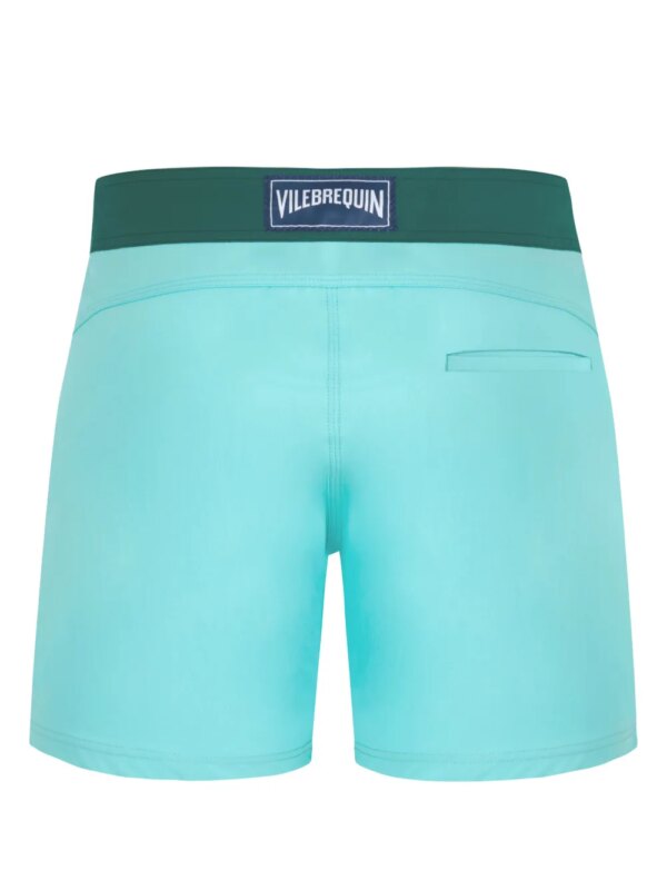 Vilebrequin Zwembroek met logopatch - Blauw