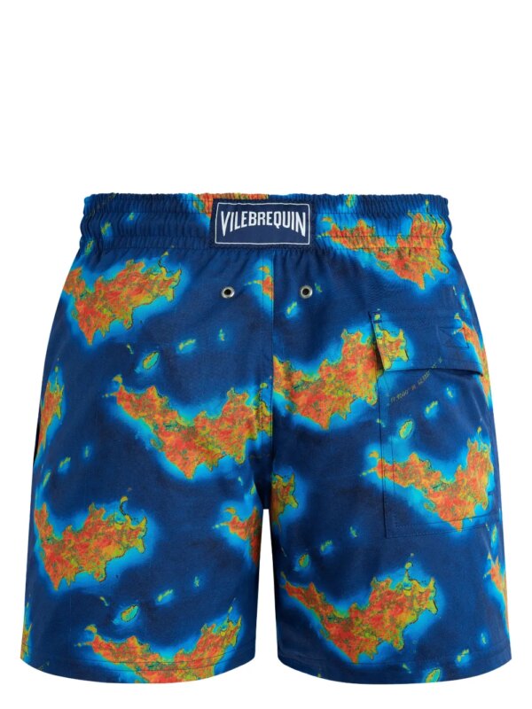 Vilebrequin Bathemetrie des Oceans zwembroek - 602 PALACE / BLUE