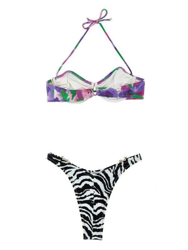 ROTATE BIRGER CHRISTENSEN x Reina Olga bikini met zacht detail - Paars