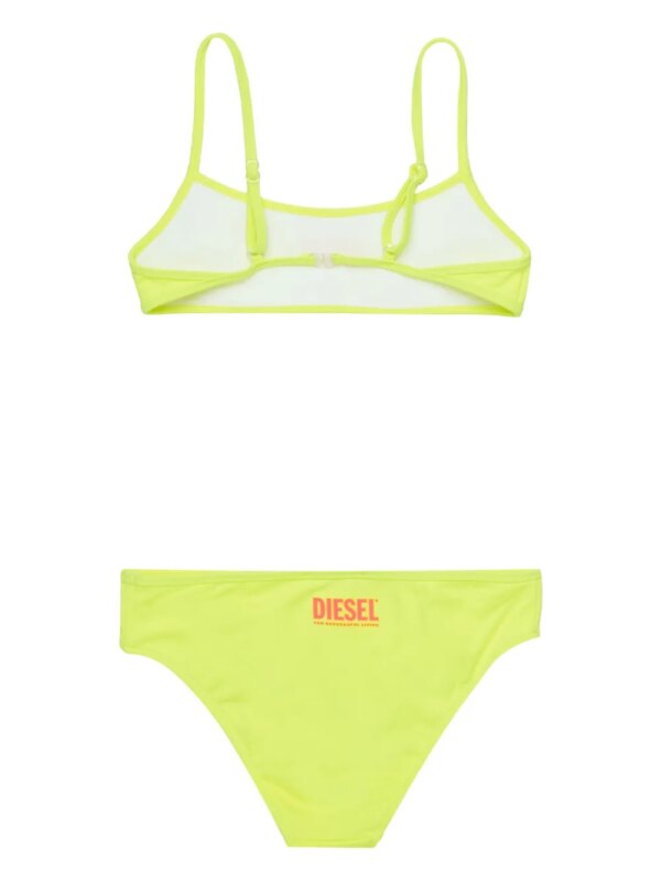 Diesel Kids Bikini met logoprint - Geel