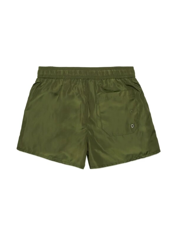 Nº21 Kids Zwembroek met logoprint - Groen