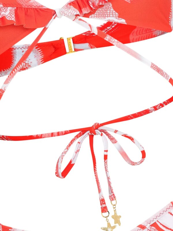 Amir Slama Bikini met print - Rood