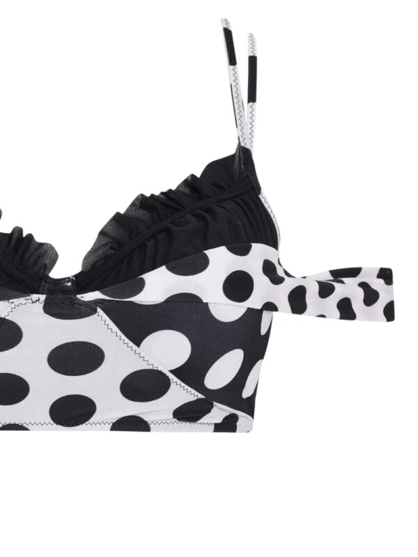 Amir Slama Bikini met stippen - Zwart
