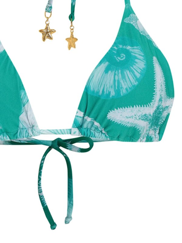 Amir Slama Bikini met print - Groen