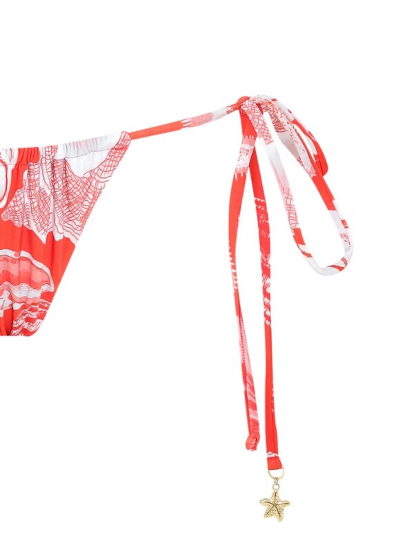 Amir Slama Bikini met print - 13 RED/WHITE