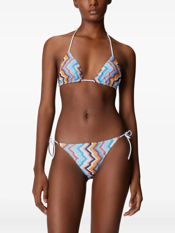 Missoni Bikini met zigzag patroon - Blauw