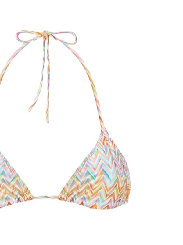 Missoni Bikini met chevron-patroon - Bruin