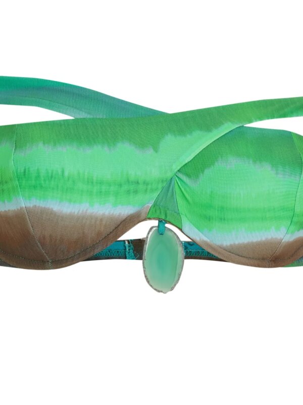 Amir Slama Bikini met tie-dye print - Groen