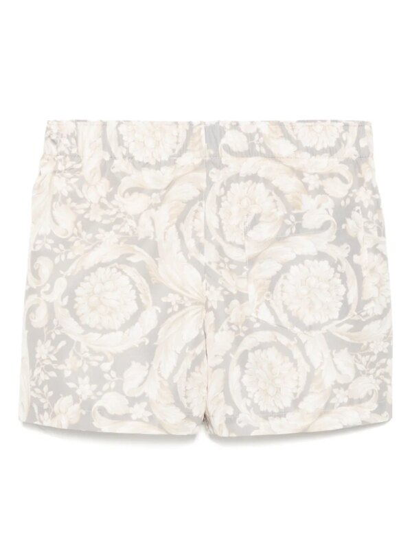 Versace Kids Zwembroek met print - Beige