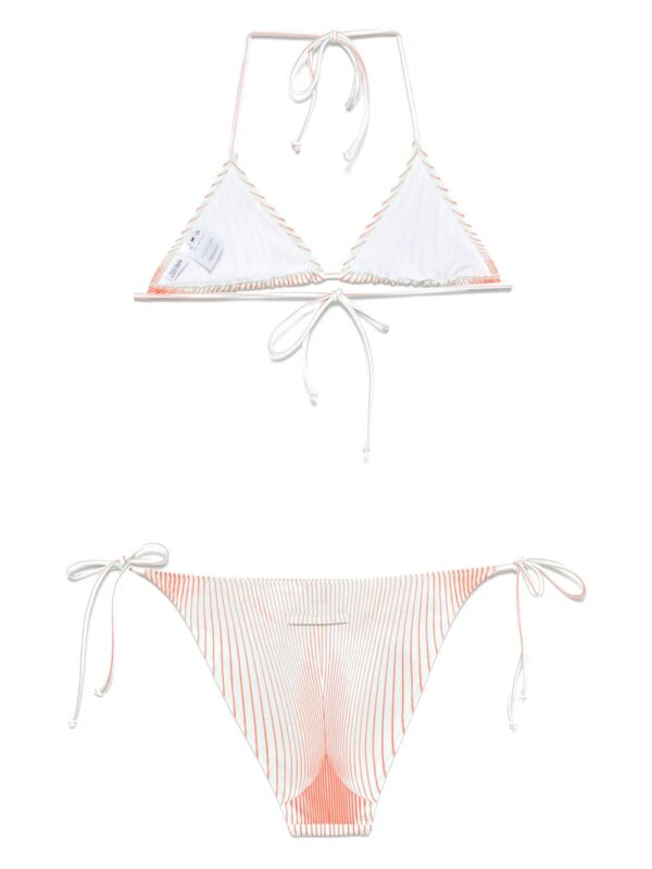 Jean Paul Gaultier Body Morphing bikini met krijtstreep - Groen