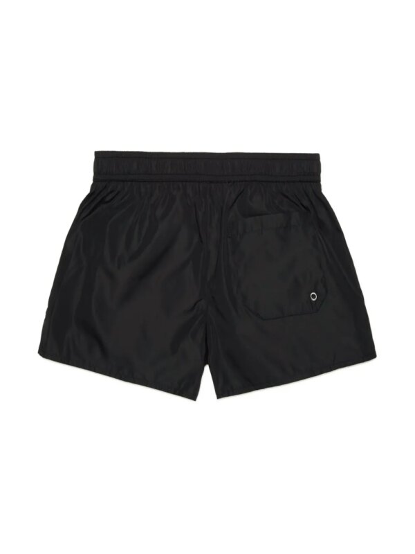 Nº21 Kids Zwembroek met logoprint - Zwart