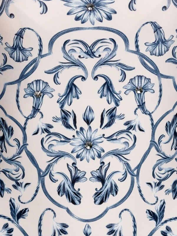 Agua By Agua Bendita Gema Ribbons badpak - Wit