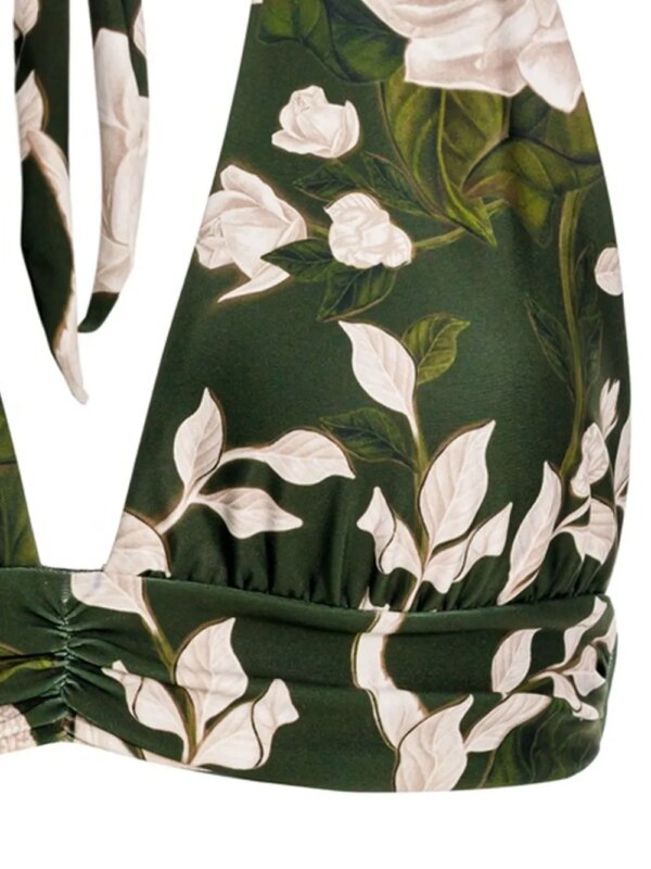 Agua By Agua Bendita Marimar Gardenia bikinitop - Groen