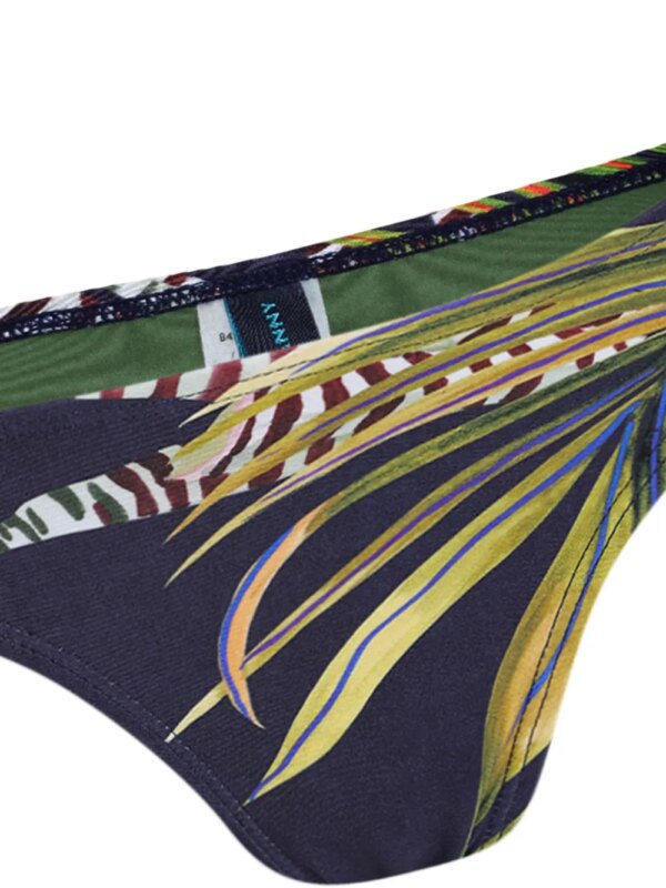Lygia & Nanny Bikinislip met print - Blauw