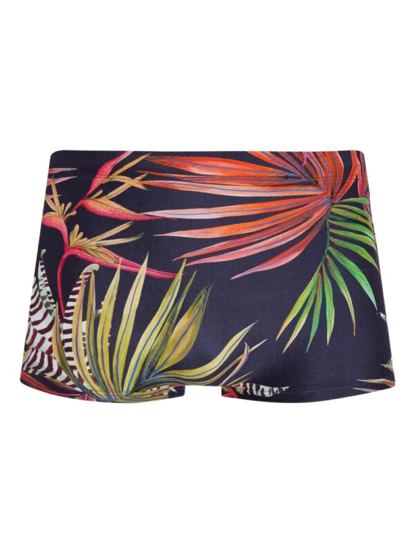 Lygia & Nanny Zwembroek met bloemenprint - Blauw