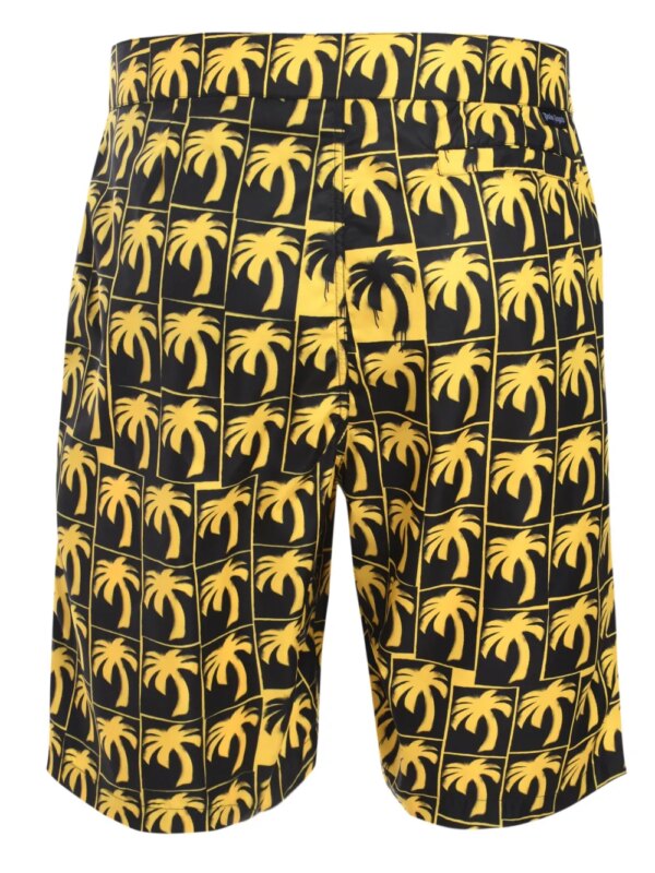 Palm Angels Dripping Palms zwembroek - Zwart