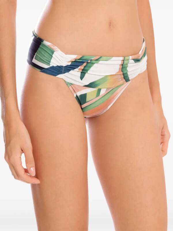 Lygia & Nanny Bikinislip met bloemenprint - Wit