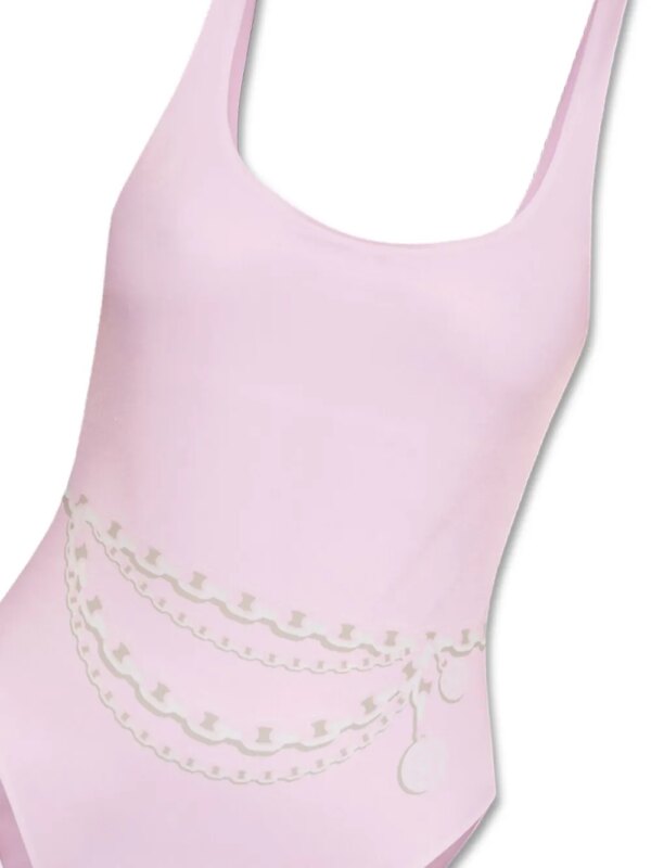 Versace Badpak met print - Roze