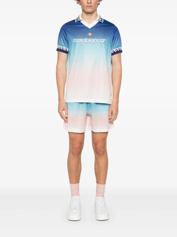 Casablanca Football shorts - Blauw