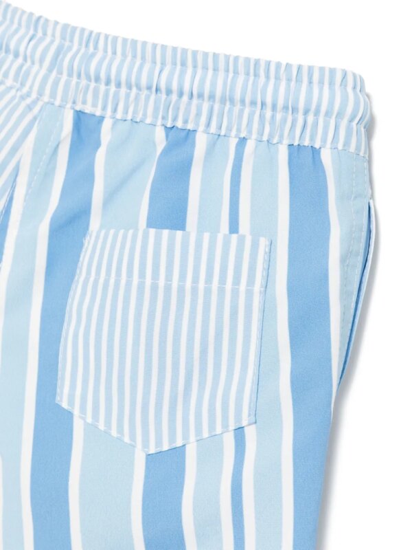 Patachou Gestreepte zwembroek - Blauw