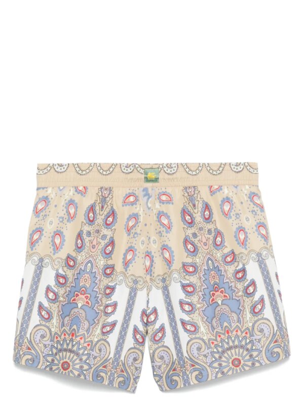 ETRO Zwembroek met paisley-print - Groen
