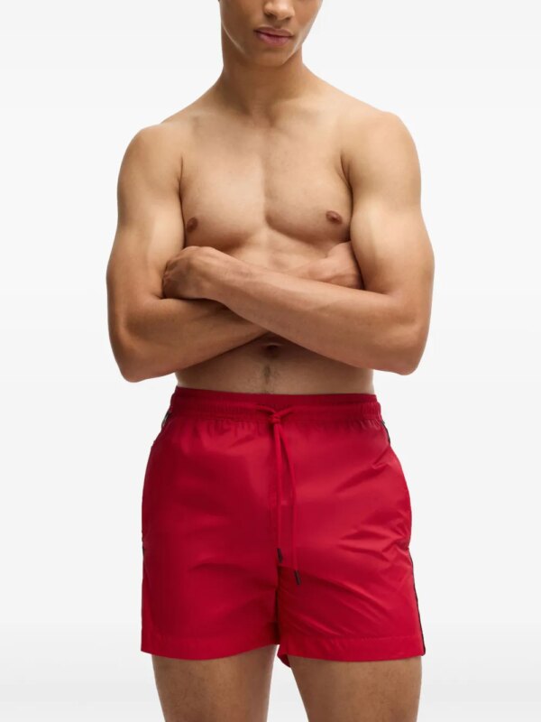 HUGO Zwembroek met logoband - Rood