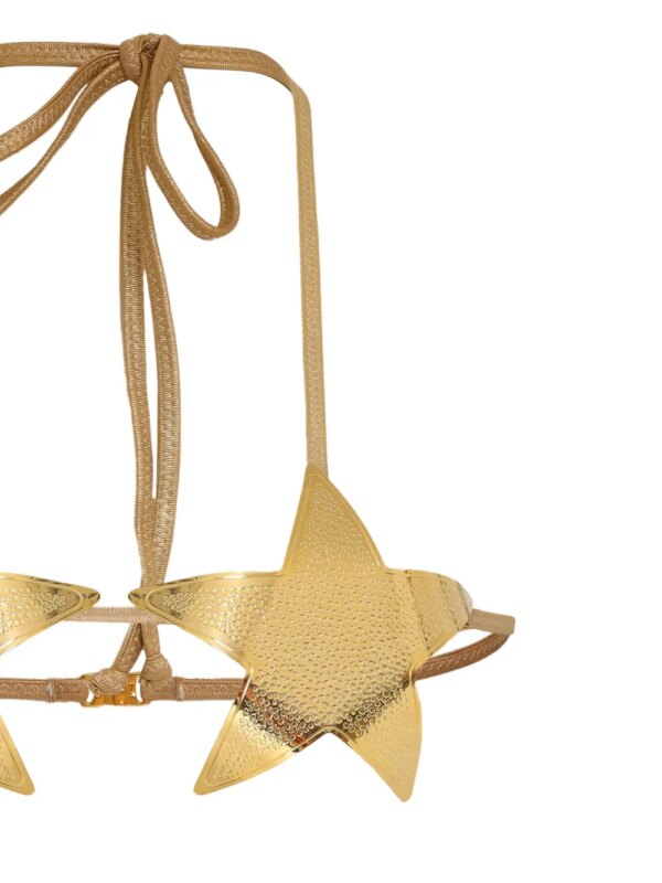 Amir Slama Bikini met sterdetail - Goud