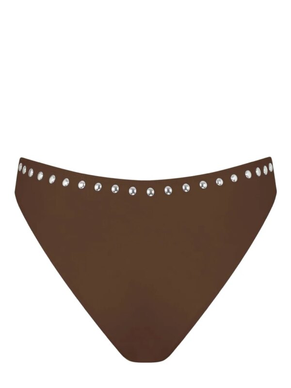 Let's Swim Bikinislip met studs - Bruin