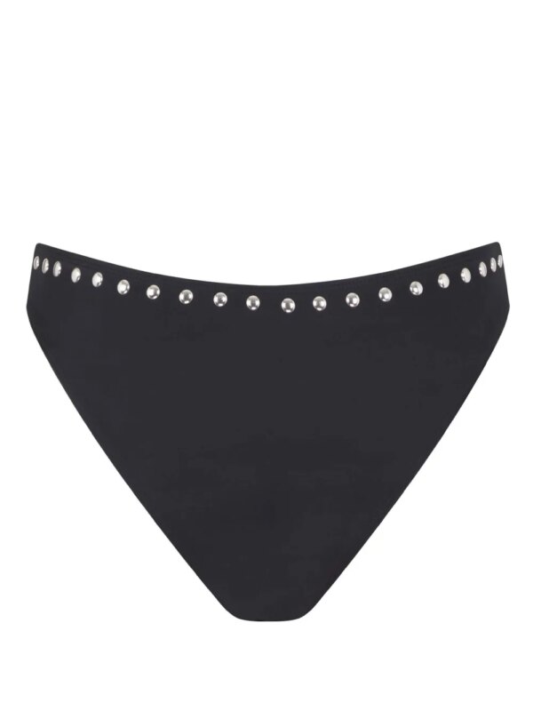 Let's Swim Bikinislip met studs - Zwart