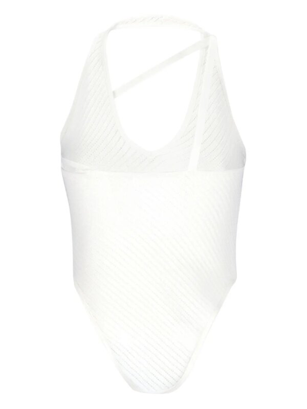 Laneus Gebreid badpak - Wit
