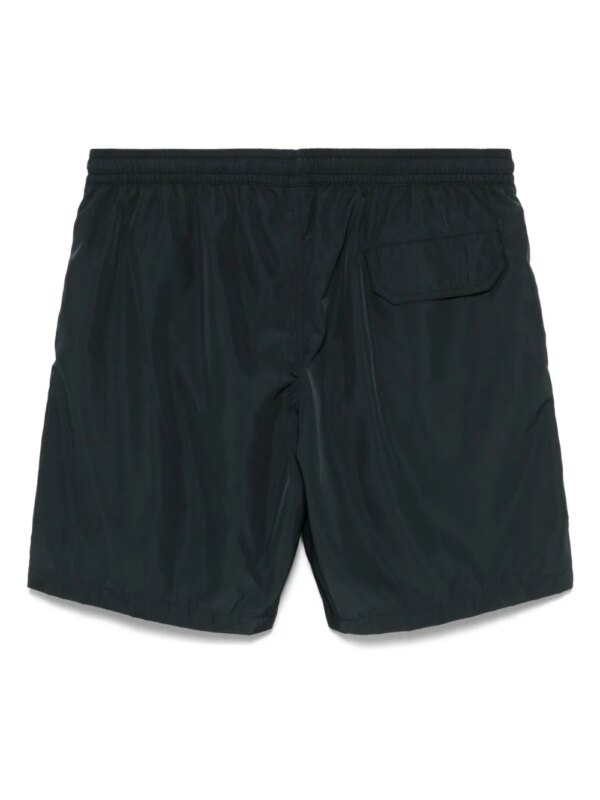 Eleventy Zwembroek met trekkoordtaille - Zwart