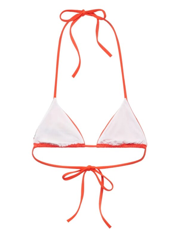 DSQUARED2 Bikinitop met borduurwerk - Rood