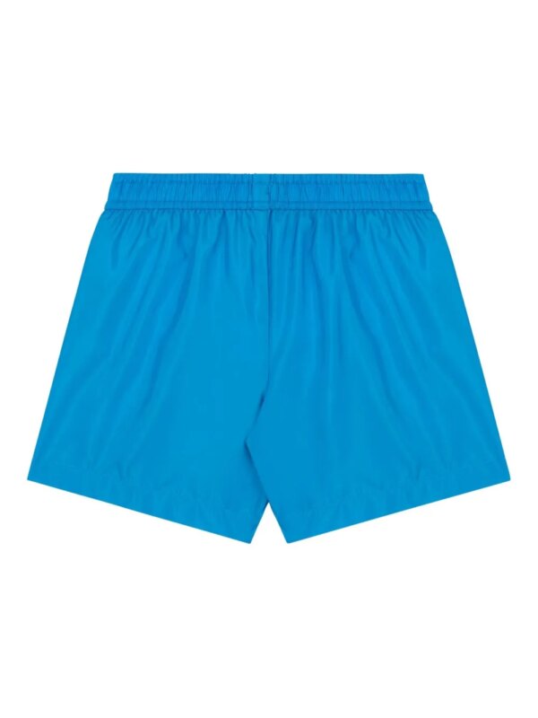 Moschino Kids Zwembroek met teddybeerprint - Blauw