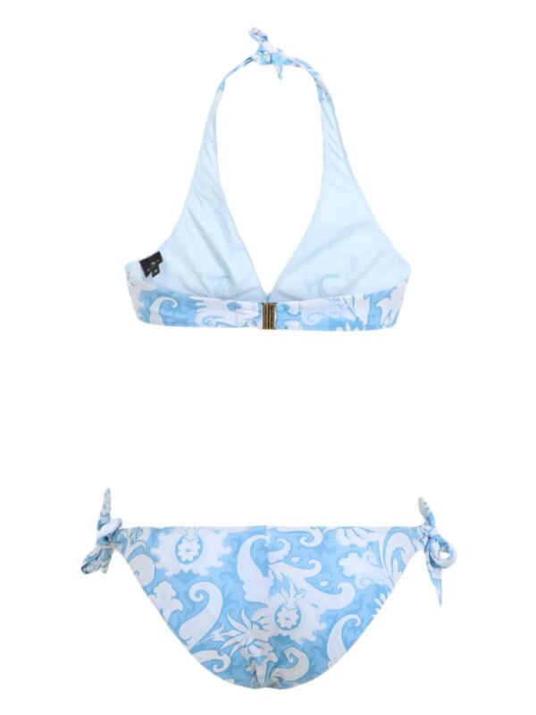 ETRO Bikini met paisley-print - Blauw