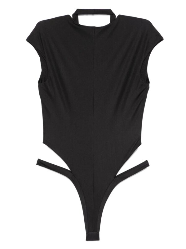 David Koma Uitgesneden badpak - Zwart