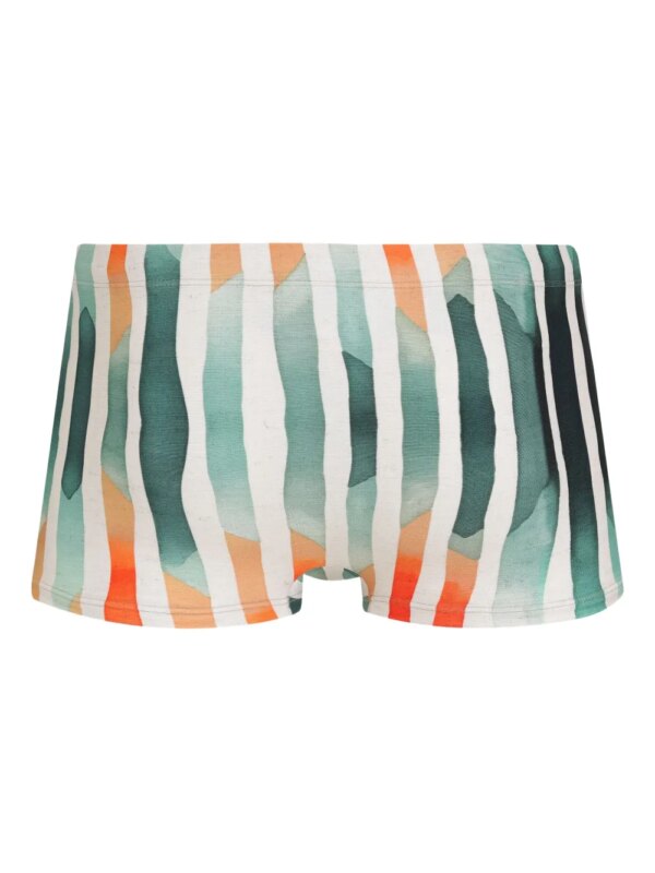 Lygia & Nanny Gestreepte zwembroek - Oranje