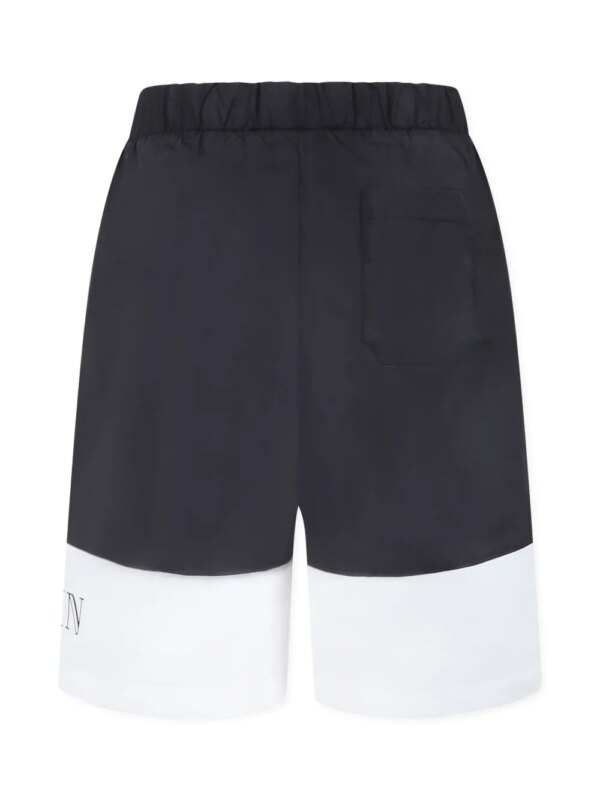 Balmain Kids Zwembroek met logoprint - Zwart